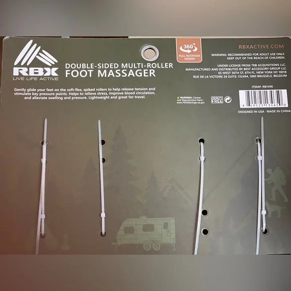 RBX Multi-Roller Foot Massager - Picture 2 of 2